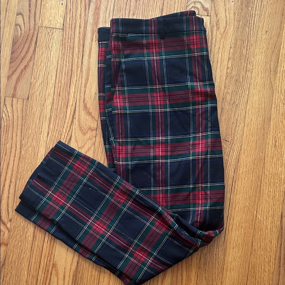 Ralph Lauren straight leg plaid pants - women’s size 14